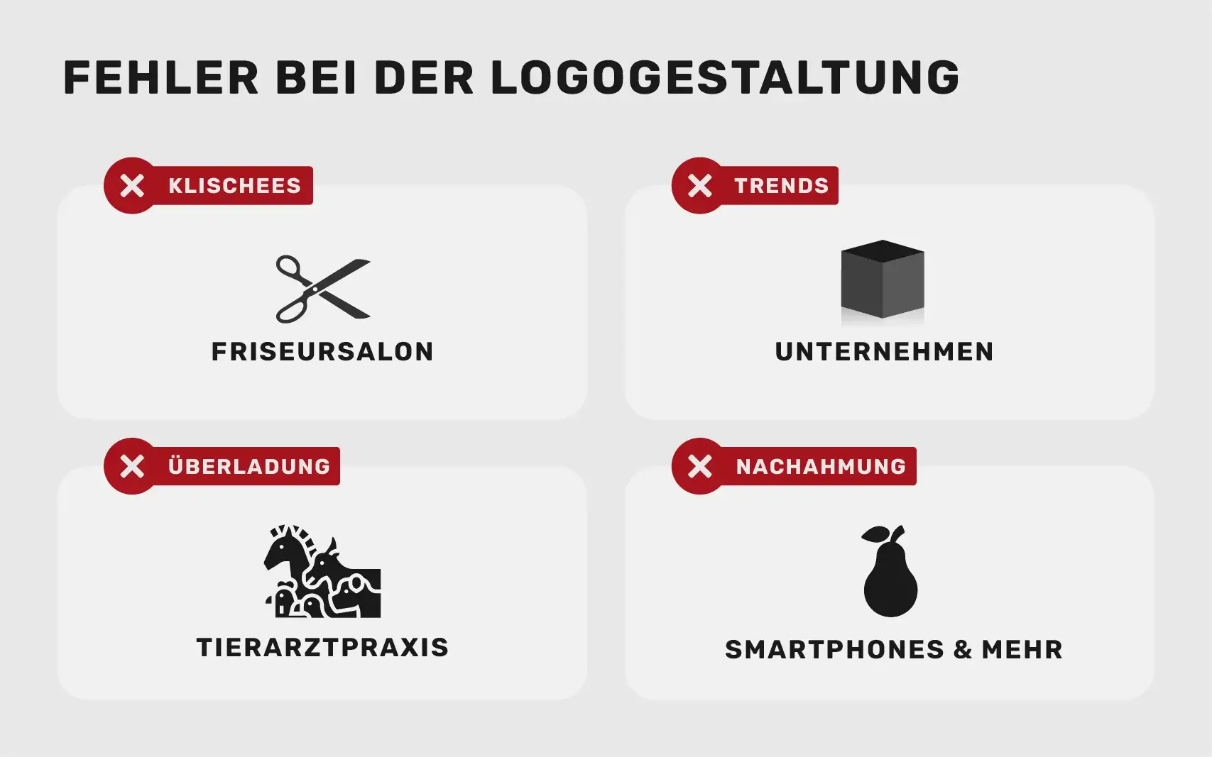 Logogestaltung – häufige Fehler